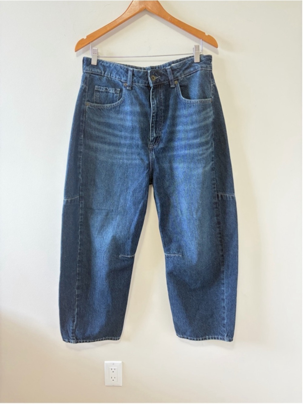 Rag & Bone Chase High Waist Barrel Leg Jeans Size 29 - Picture 3 of 11